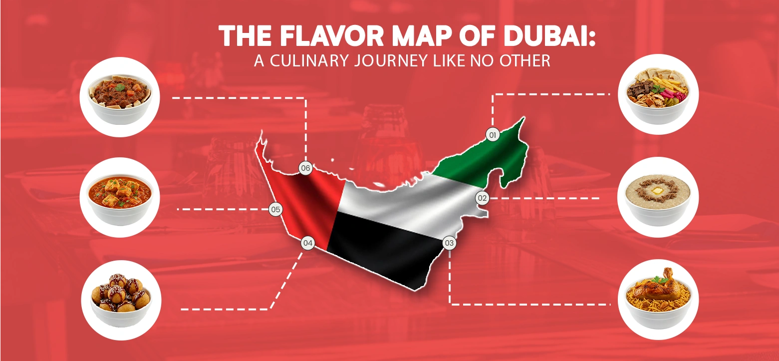 Flavor map of Dubai